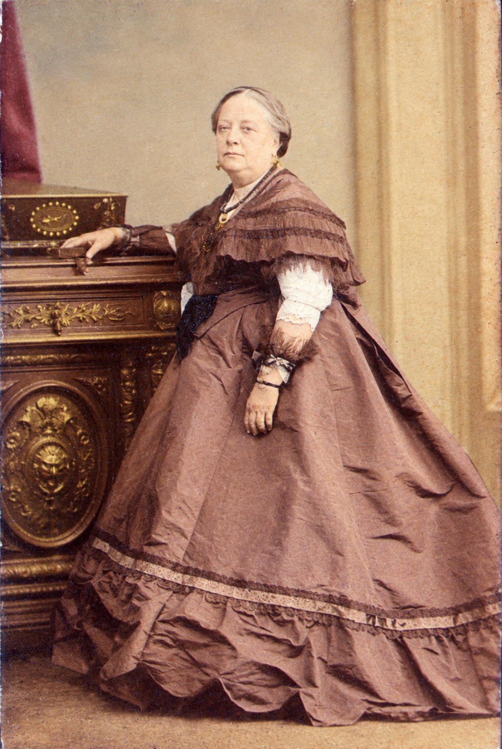 Retrato de Ana Luísa Carneiro Viana por volta de 1860