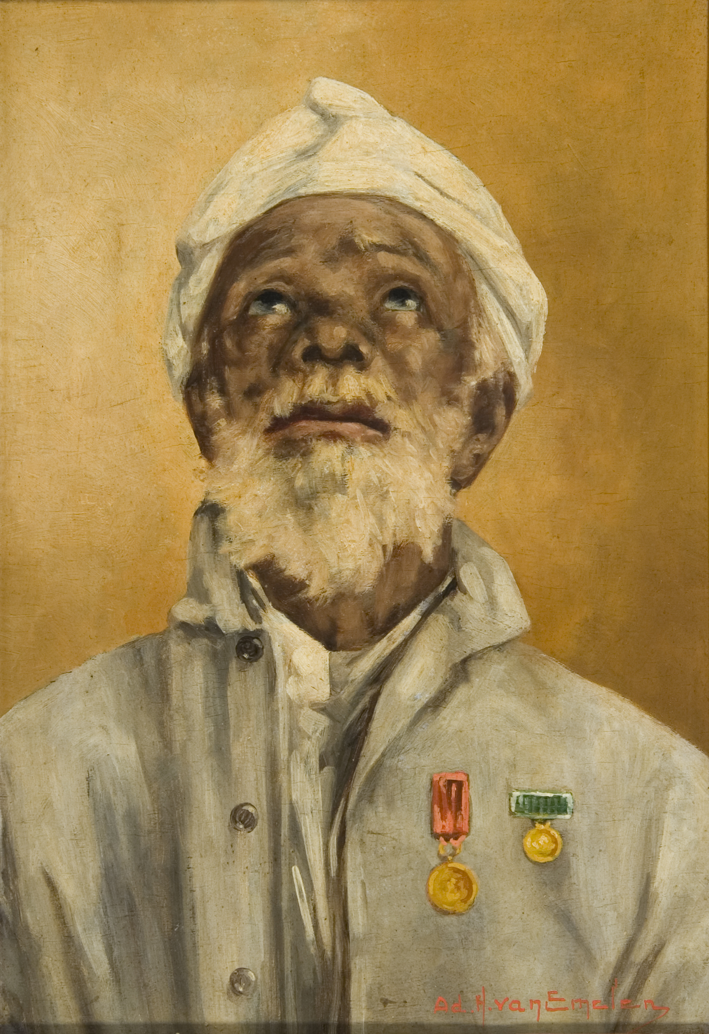Herói da Guerra do Paraguai, obra de Adrien Henri Vital van Emelen